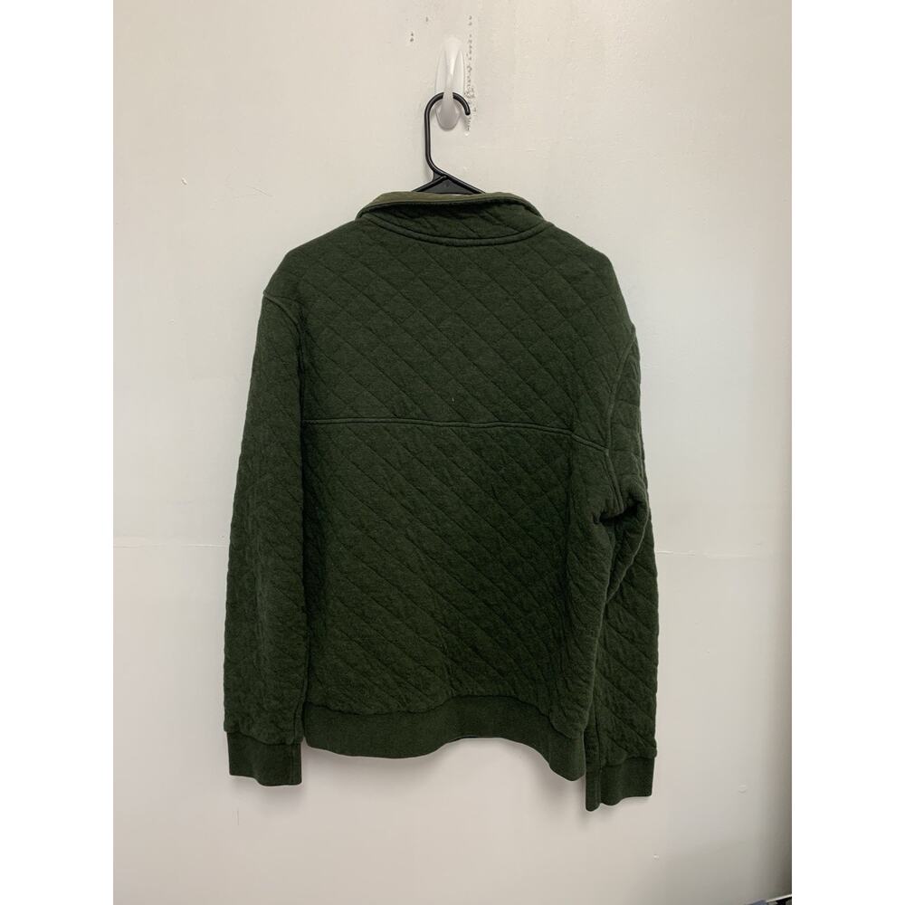 Patagonia Men's Organic Cotton Quilt Snap-T Pullover Olive Green M - Picture 3 of 3